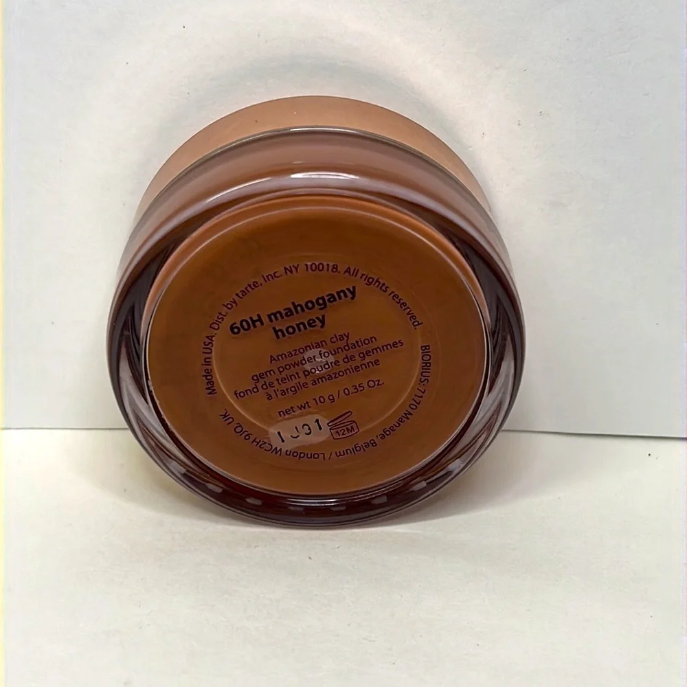 Tarte Amazon Clay Gem Loose powder Foundation “60H Mahogany Honey”